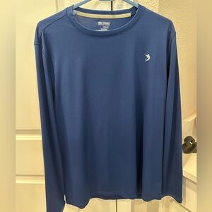 Reel Legends “FreeLine” navy blue long sleeve fishing T, size L